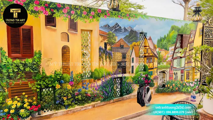 Cách Vẽ Tranh Tường 3d