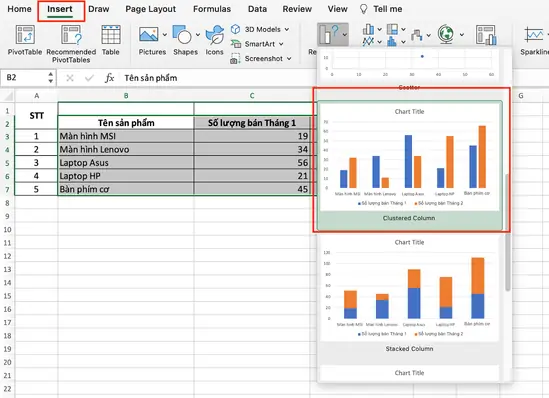 Cách Vẽ Trên Excel Mac