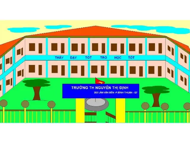 Cách Vẽ Trường Học Đẹp Nhất