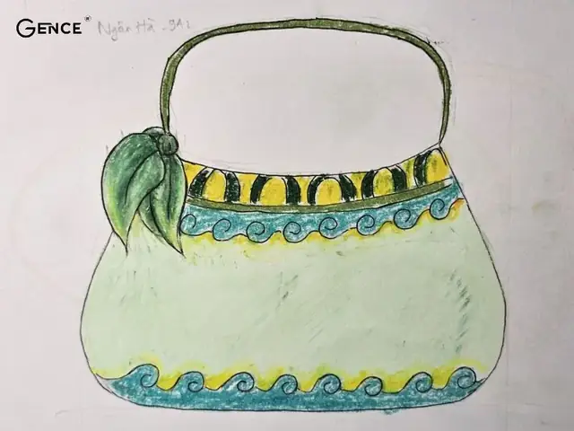 Cách Vẽ Túi Xách Hoa
