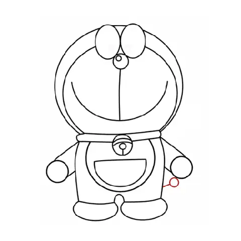 Cách Vẽ Từng Bước Doremon