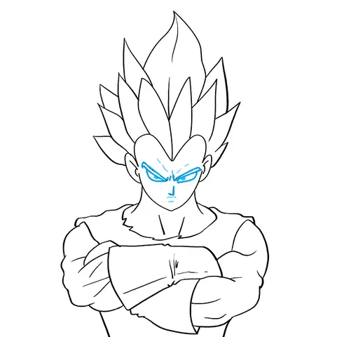 Cách Vẽ Vegeta Đơn Giản Cách Vẽ Vegeta Đơn Giản
