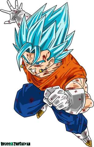Cách Vẽ Vegito Ssj Blue