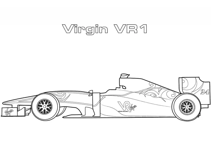 Cách Vẽ Xe Đua F1 Cách Vẽ Xe Đua F1