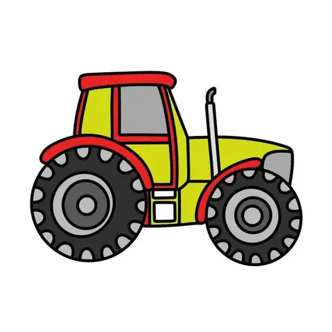 Cách Vẽ Xe Máy Cày Cách Vẽ Xe Máy Cày