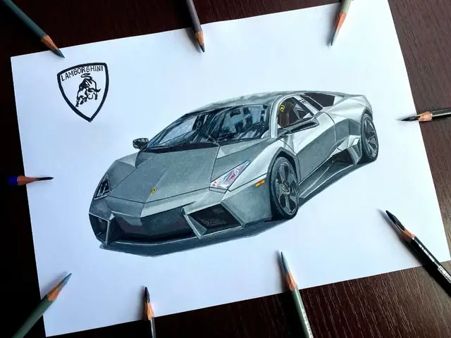 Cách Vẽ Xe Ô Tô Lamborghini Cách Vẽ Xe Ô Tô Lamborghini