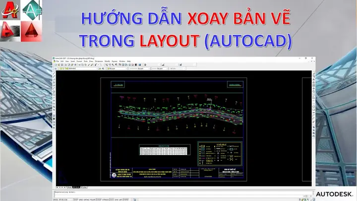 Cách Xoay Bản Vẽ Trong Cad