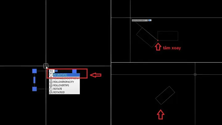 Cách Xoay Bản Vẽ Trong Cad
