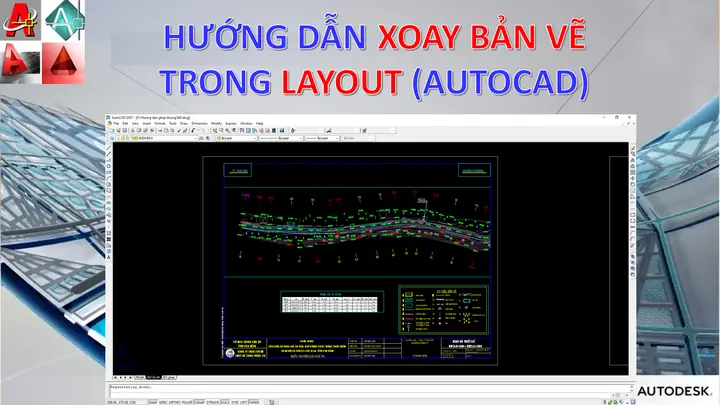 Cách Xoay Bản Vẽ Trong Cad
