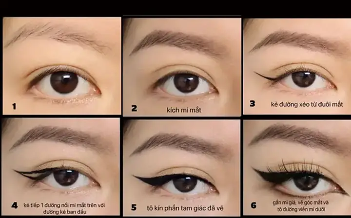 Hướng Dẫn Cách Vẽ Eyeliner Hướng Dẫn Cách Vẽ Eyeliner