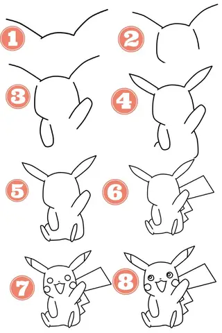 Hướng Dẫn Cách Vẽ Pikachu