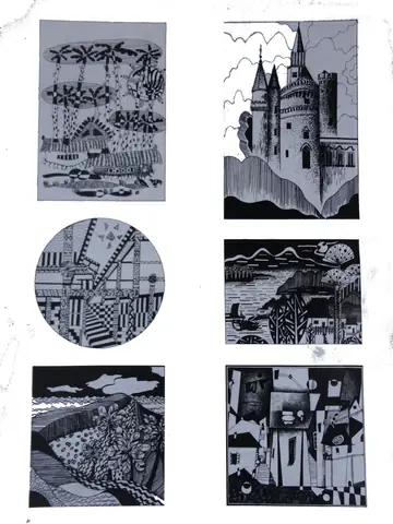 Khung Tranh Vẽ Cách Điệu