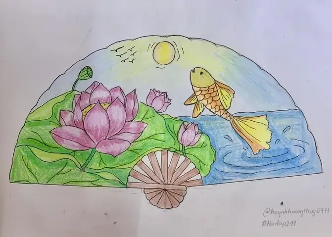 Những Cách Vẽ Quạt Đẹp