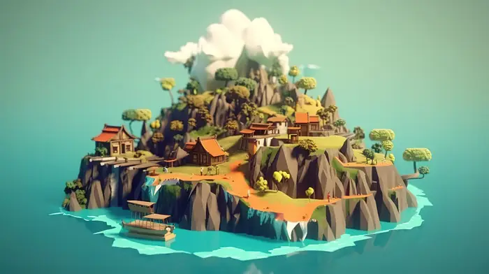 Phong Cách Vẽ Low Poly