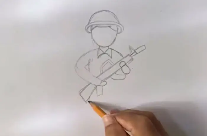 Súng Quân Đội Cách Vẽ