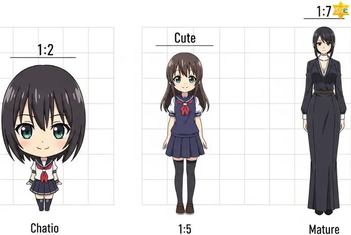 Vẽ Anime Cách Đứng Nữ
