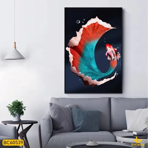 Vẽ Cách Điệu Cá Xiêm
