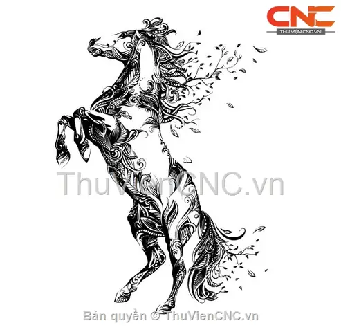 Vẽ Cách Điệu Con Ngựa Vẽ Cách Điệu Con Ngựa