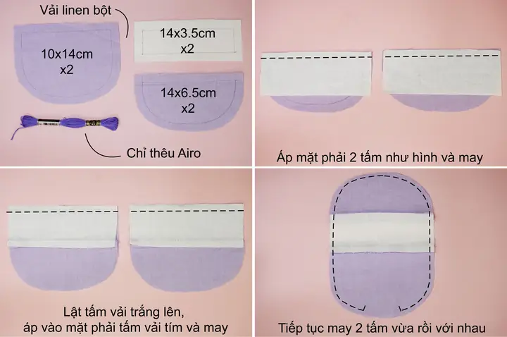 Vẽ Cách Điệu Túi Thơm