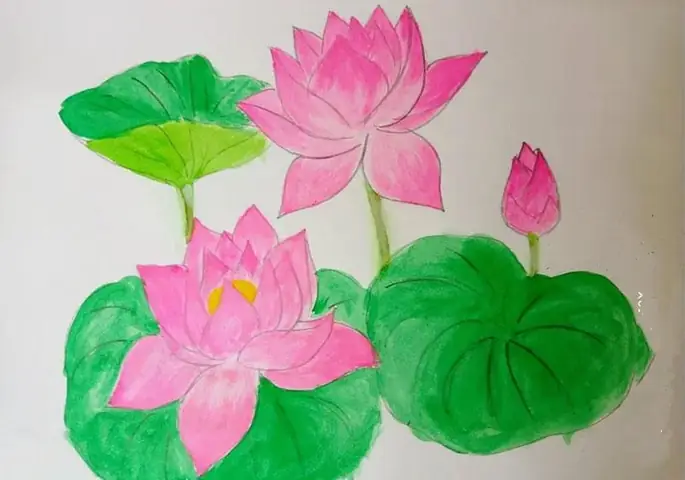 Vẽ Cách Đồng Hoa Sen